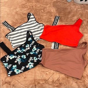 Beautiful PINK Sports Bra’s/Crop Tops
